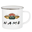 Axyaa Personalized Enamel Mug for Friends | Birthday Gift Tea Coffee Cup