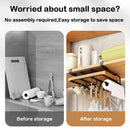 Axyaa Under Cabinet Basket Storage Shelf: Kitchen & Office Organizer