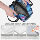 Blue Butterfly Art Insulated Lunch Bag by Axyaa: Beautiful, Portable, Thermal, Multifunctional Food Container