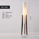 Axyaa Wabi-sabi Walnut Wood Zen Table Lamp LED E27 Fabric Lampshade