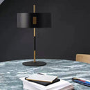 Axyaa Modern Black Metal Floor Lamp - LED Indoor Lighting for Study Room