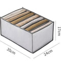 Axyaa Denim Storage Box Drawer Organizer System for Closet Clothing Cabinet