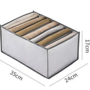 Axyaa Denim Storage Box Drawer Organizer System for Closet Clothing Cabinet