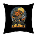 Axyaa Halloween Dark Pumpkin Print Pillowcase Home Cushion Cover - 2023 Collection