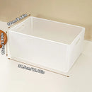 Axyaa Foldable Clothes Organizer Box with Handle for Wardrobe Storage