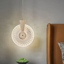 Axyaa Nordic Crystal Oval LED Chandelier for Living Room Home Decoration