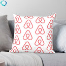 Axyaa Logo Pillowcase - Printed Polyester Zip Bed Cushion Cover