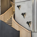 Axyaa Nordic Iron Bird Wall Lamp for Home Decor and Lighting