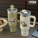 Axyaa Stainless Steel Insulated Travel Cup with Large Capacity and Ice King Technology