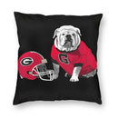 Axyaa Cute English Bulldog Floor Pillowcase for Home Decor