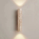 Axyaa Yellow Marble Wall Lamp Up Down LED Sconce for Living Room Bedroom