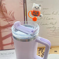 Axyaa Pumpkin Silicone Cap for Stanley Tumbler Cup 30&40oz, Reusable Sippy Plug