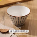 Axyaa High Foot Noodle Bowl, Ceramic Hat Bowl, Home Beauty Tableware