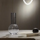 Axyaa Transparent Candy Glass Vase for Home Decor and Flower Display
