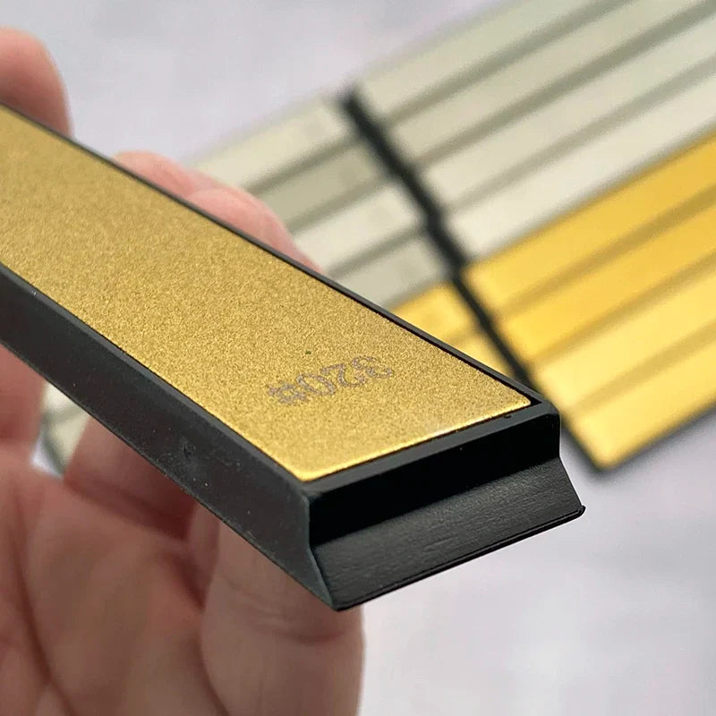 Axya Titanium Diamond Sharpening Stones Set - 80 to 1600 Grit