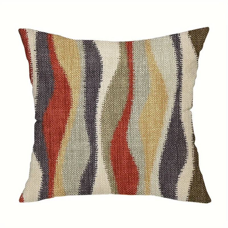 Axyaa Geometric Pattern Printed Pillowcase for Home Decoration