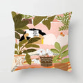Axyaa Women Flower Oil Painting Decorative Pillowcase for Home Sofa Decor