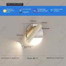 Axyaa LED Bedroom Wall Lamp with Switch for Modern Minimalist Lighting