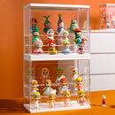 Axyaa Collectible Figures Display Stand Case for Toys & Dolls - Large Capacity & Dust-proof
