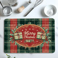 Axyaa Christmas Drain Pad: Non-slip, Heat Resistant Tableware Drying Mat for Kitchen Counter
