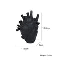 Anatomical Heart Vase Collectible Decor with Custom Engraving by Axyaa