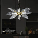 Axyaa Retro Luxury Leaf Chandelier Home Decor - Designer Bedroom Living Dining Room Pendant Light