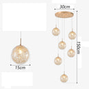 Axyaa Modern Pendant Lights Indoor Chandeliers for Living Room Dining Room