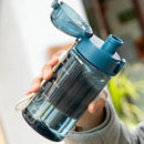 Axyaa 550ml Sports Water Bottle with Scale, Straight Drinking Lid, Outdoor Portable Kettle
