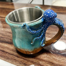 Octopus Mug with Stainless Steel Liner, by Axyaa - Creative Home Decor and Coffee Cup