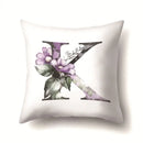 Axyaa Alphabet Cushion Cover - Kids Room Decor Throw Pillow Case