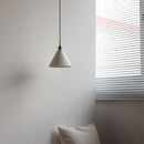 Axyaa Ceramic Copper Socket LED Pendant Light: Modern Nordic Decor ideal for Living/Dining areas