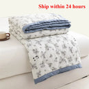 Axyaa Cotton Summer Quilt: Skin-Friendly & Cool, Printed Design for Dormitories