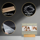 Axyaa Custom Acrylic Lamp with Photo & Text, Personalized Gift for Loved Ones