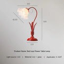 Axyaa Nordic LED Ceramic Table Lamp with Fabric Shade for Stylish Home Lighting