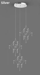 Axyaa Firefly Star Crystal Chandelier for Elegant Spaces