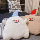 Axyaa Christmas Ghost Star Holiday Pillow - Perfect Gift for Girls