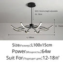 Axyaa Nordic Iron Pendant LED Lamp for Minimalist Home Decor Lighting
