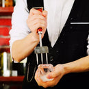 Axya Triple Head Ice Trident Whiskey Hockey Cone for Bartenders and Cocktail Mixing