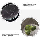 Axyaa Stainless Steel Slotted Colander Spoon with Wood Handle - Kitchen Strainer Filter Scoop