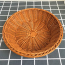 Axyaa Woven Style Plastic Kitchen Storage Basket for Home Organization