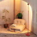 Axyaa Red Tall Cob Floor Lamp - Adjustable Height & Angle for Eye Protection