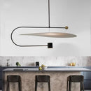 Axyaa Nordic U-shaped Dining Room Pendant Light, Modern Design for Home, Bar, Cafe, Office