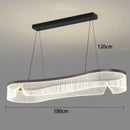 Axyaa Modern LED Pendant Chandeliers for Living Room Dining Room Indoor Lighting