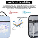 Axyaa Cinnamoroll Insulated Lunch Bag: Portable Thermal Cooler for Travel & Work.