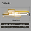 Axyaa Black/Gold LED Ceiling Lights - High Brightness Modern Aluminum Fixture