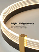 Axyaa Modern LED Chandelier for Living Room, Bedroom, and Dining Room