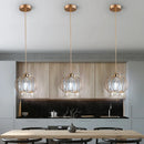 Axyaa Crystal Pendant Ceiling Light: Modern Simple Chandeliers for Home Decor