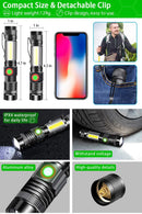 Axya Rechargeable LED Flashlight Zoomable Waterproof Tactical Camping Torch