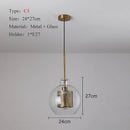 Axyaa Glass Chandelier Pendant Light for Kitchen Coffee Bar Dining