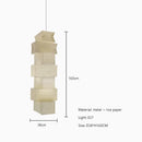 Axyaa Wabi Sabi Rice Paper Pendant Lights for Nordic Living Room Bedroom
